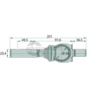 Przegub osiowy | poltechparts.pl
