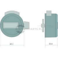 Licznik ręczny + pierścień ustalający - 19173513 - Sklep rolniczy PoltechParts