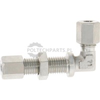 Złącze grodziowe kolankowe, stal nierdz. | poltechparts.pl