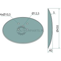 Talerz - 12349877 - Sklep rolniczy PoltechParts