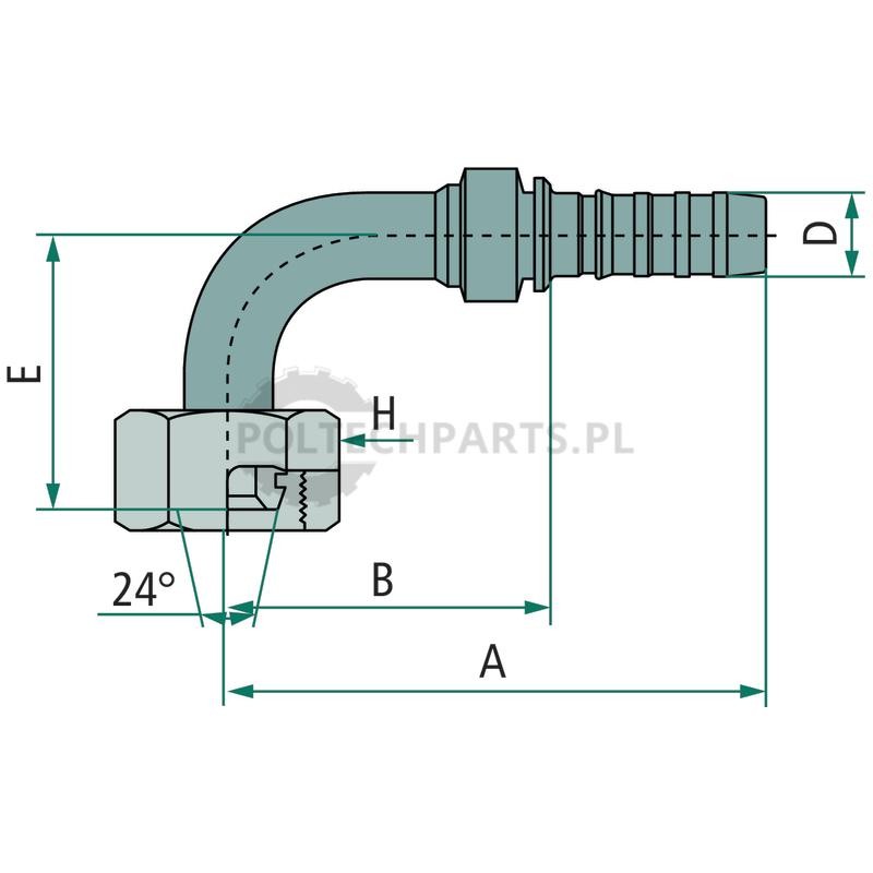 PNB 25 DKOS M36x2,0 (25S)90°
