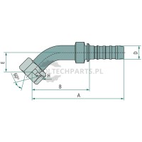 PNB 16 DKOR 3/4"45° | poltechparts.pl