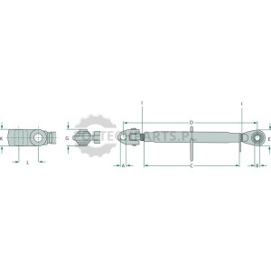 Łącznik górny mechaniczny
