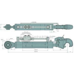 Łącznik górny hydrauliczny