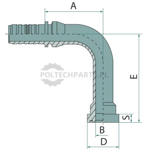PN 32 SFS 1.1/2" CAT 90° L=135
