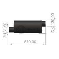 Tłumik - 23815AGT0615 - Sklep rolniczy PoltechParts