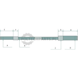 Trzpień testowy DN20 3/4'' i DN25 1'' -D