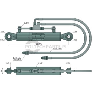Łącznik górny hydrauliczny