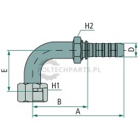 PNB 25 DKORFS 1 11/16" 90°M | poltechparts.pl