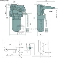 Wischermotor - 19339088 - Sklep rolniczy PoltechParts