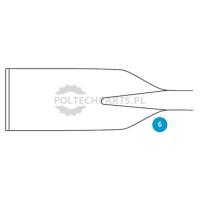 Digging spade Hex 32 x 160 mm | poltechparts.pl