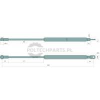 Gasfeder | poltechparts.pl