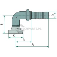 PNB 20 SFL-K 5/8" 90° | poltechparts.pl