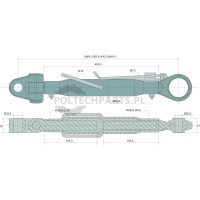 Mechanischer Oberlenker - 19336581 - Sklep rolniczy PoltechParts