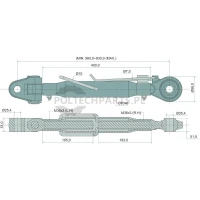Mechanischer Oberlenker - 19334802 - Sklep rolniczy PoltechParts