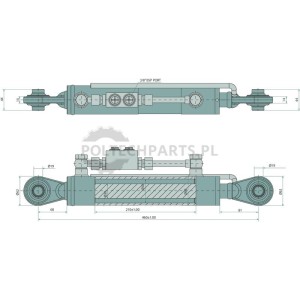 Łącznik górny hydrauliczny