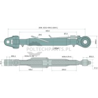 Mechanischer Oberlenker - 19336270 - Sklep rolniczy PoltechParts
