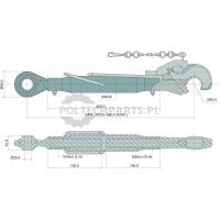 Mechanischer Oberlenker - 19320715 - Sklep rolniczy PoltechParts