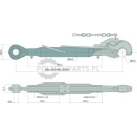 Mechanischer Oberlenker - 19336271 - Sklep rolniczy PoltechParts
