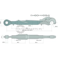 Mechanischer Oberlenker - 19319854 - Sklep rolniczy PoltechParts