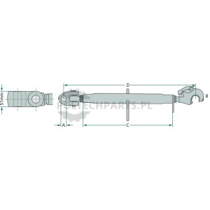 Łącznik górny mechaniczny