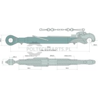Mechanischer Oberlenker - 19334276 - Sklep rolniczy PoltechParts