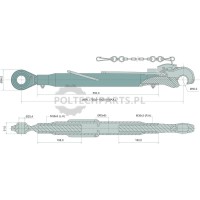 Mechanischer Oberlenker - 19314133 - Sklep rolniczy PoltechParts