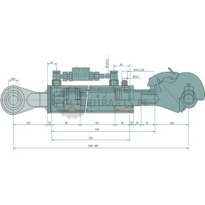 Łącznik górny hydrauliczny