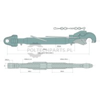 Mechanischer Oberlenker - 19317227 - Sklep rolniczy PoltechParts
