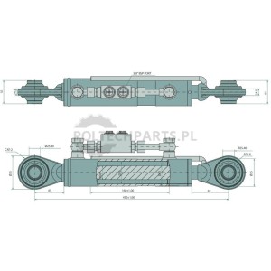 Łącznik górny hydrauliczny