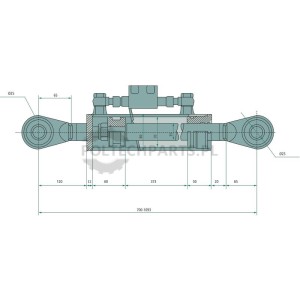 Łącznik górny hydrauliczny