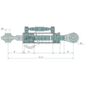 Łącznik górny hydrauliczny