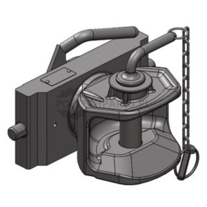 Zaczep obrotowy ręczny W245 CBM