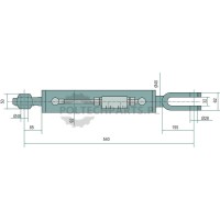 Hydraulische Hubstrebe - 12346369 - Sklep rolniczy PoltechParts