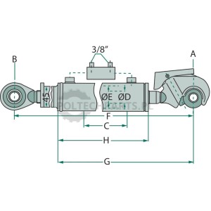 Łącznik górny hydrauliczny