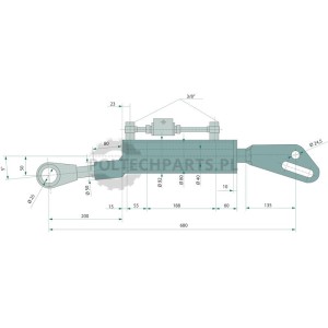 Ramię podnośnika hydraulicznego