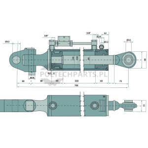Łącznik górny hydrauliczny