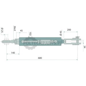 Ramię podnośnika hydraulicznego