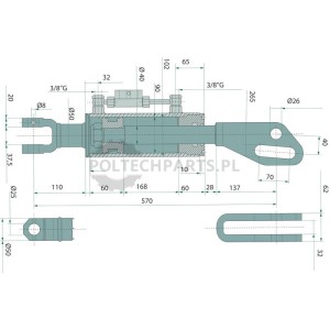 Ramię podnośnika hydraulicznego