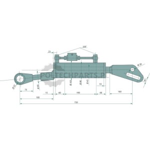 Ramię podnośnika hydraulicznego