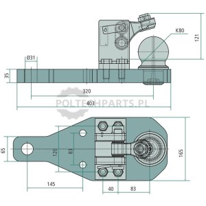 Płyta nośna K80® MF 4707, 4708, 4709