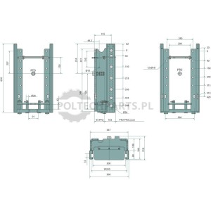 HVLB W330 S32 JD 5R 5090R, 5100R, 5115R,