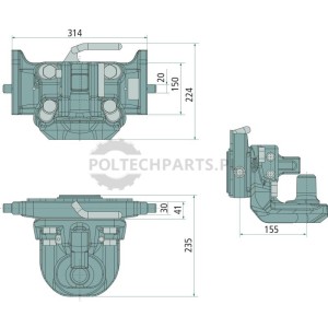 Wkład Pitonfix W314 S30 CBM 140x80 M20