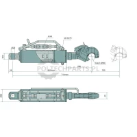 Łącznik górny hydrauliczny - 36123628 - Sklep rolniczy PoltechParts