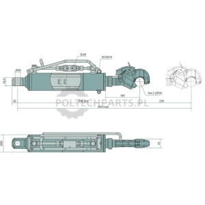 Łącznik górny hydrauliczny