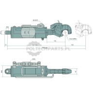 Łącznik górny hydrauliczny - 36112025 - Sklep rolniczy PoltechParts