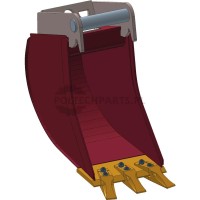 Łyżka koparki, bardzo lekka, MS03 - 57115TL2001 - Sklep rolniczy PoltechParts