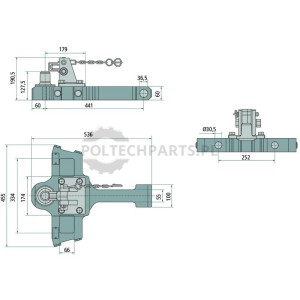 Płyta nośna Pitonfix MF Dyna-6 7719-772