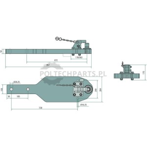 Płyta nośna Pitonfix Deutz TTV 7210