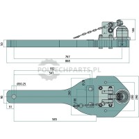 Płyta nośna K80 | poltechparts.pl